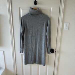 Quince cashmere turtleneck sweater dress
